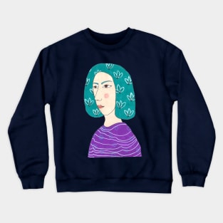 Random Portrait Crewneck Sweatshirt